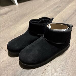 Black Suede Ankle Boots